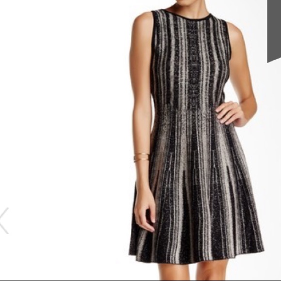 Nic+Zoe Sweater Dress With Metallic Threading